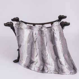 Cashmere Dpg Blankets (Color: Angora, size: SM)