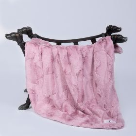 Cuddle Dog Blankets (Color: Mauve, size: SM)